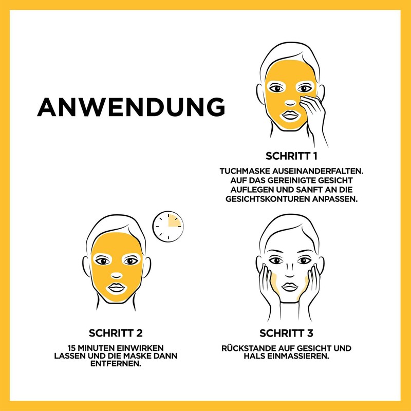 Garnier SkinActive Moisturising Cloth Masks for Sensitive Skin, with Hyaluronic