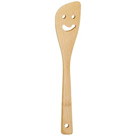 Alphax 907596 Turner, Bamboo 8.1 x 1.6 inches (20.5 x 4 cm), Carbonized Bamboo Smile Turner, Mini Mini