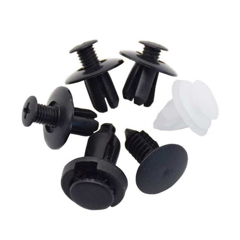 ledmomo 100pcs Car Push in Fasteners Auto Push Pins Push