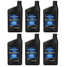GENUINE for HYUNDAI Genuine SPIII SP3 Automatic Transmission Fluid Pack of 6 Qts