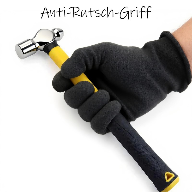 BJDSI Ball hammer 220 g, reinforced, polished, impact-resistant plastic handle.