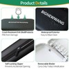 Pill Pouch Organizer,7 Zippered Waterproof Pill Pouches for Travel, Black