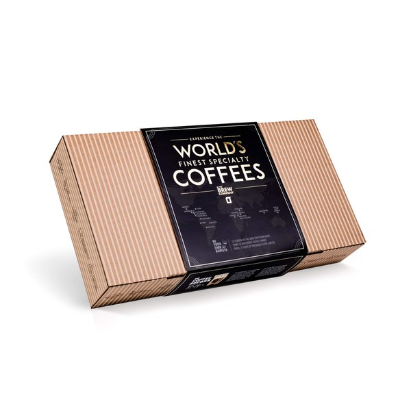 Kaffee Geschenk Probierset für Kaffeeliebhaber - Innovative Geburtstags Geschenkideen für Mann & Frauen | Spezialitäten & Gemahlen Coffee Set aus Premium Kaffeebohnen | Geschenkset aus Aller Welt