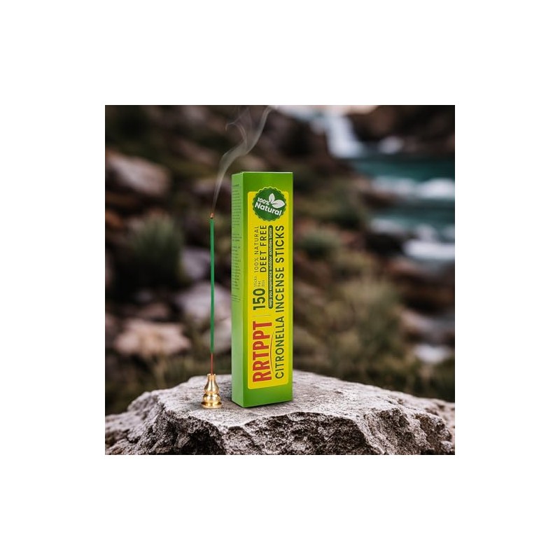 Citronella Incense Sticks with Natural Essential Oils - 150 Count