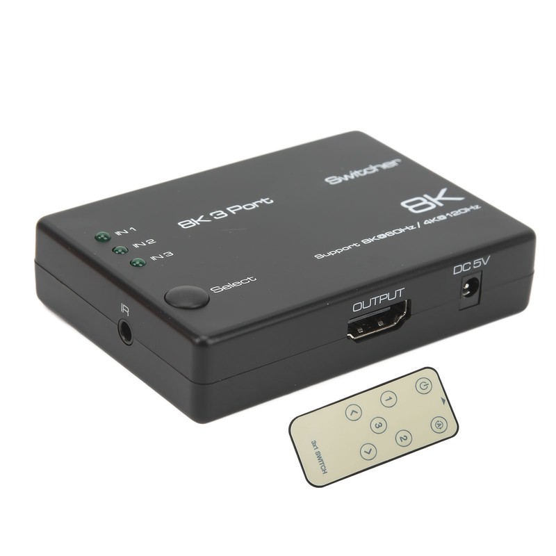 4K 120Hz 8K 60Hz 3 In 1 Out Ultra HD