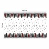 Horaldaily 1 Pack Christmas Disposable Tablecloth, Snow Trees Plastic Rectangular