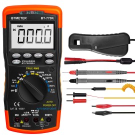 BTMETER Car Diagnostic Multimeter AC DC Voltage Tachometer Dwell ms-PULSE Circuit Tester