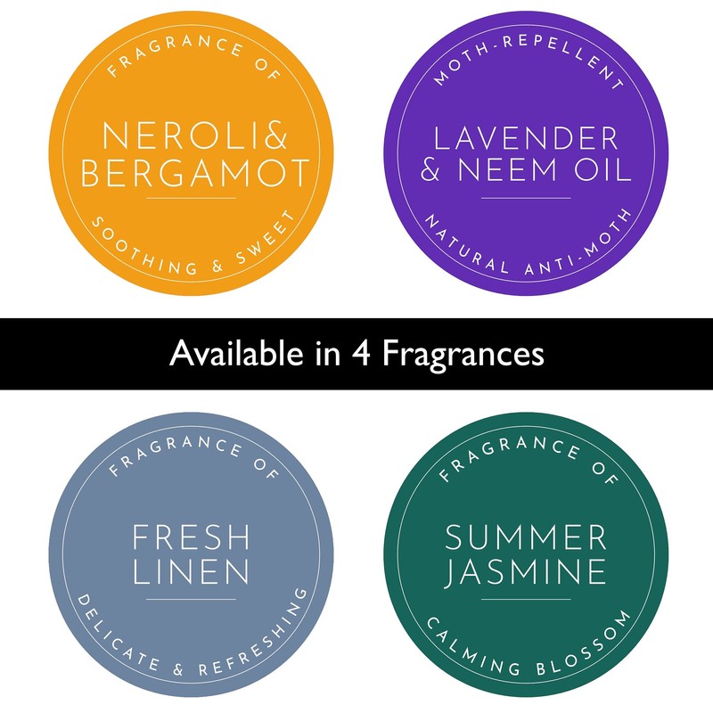 The Master Herbalist FRESH LINEN Scented Drawer Liners in a