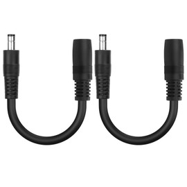 GINTOOYUN 2PCS 8020 Famale to 7909 Male Cable 14AWG DC 8020 to 7909 Connector for Solar Panel RV Automotive Marine Portable Power Station Solar Generator (DC8020 to DC5521)