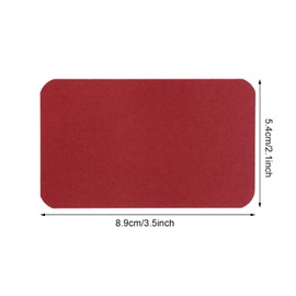 Penta Angel 100 Pcs Mini Paper Blank Gift Notes Cards DIY Craft Small Word Business Message Cards (Red)