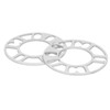 2PCS Wheel Spacer 3.1in ID 5.9in OD 0.2in Thickness Aluminium