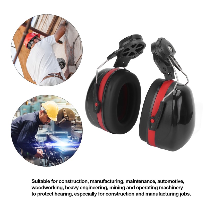 Hard Hat Ear Muffs Noise Reduction Sound Insulation Hearing Protection