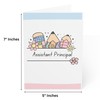 J&J'S TOYSCAPE Assistant Principal Card, School Teacher Appreciation Card for