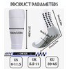 2 Set Soccer Grip Socks,Shin Guard Sleeves for Football Basketball