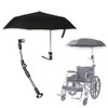 Wheelchair Umbrella with Holder - Electric Wheelchair Sunshade Awning Stand
