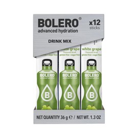 Bolero White Grape Fruit Flavoured Drink Powder 12 Sticks