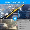 CJPPPZIW® Windshield Wipers-16"+16" Replacement for 2018-2024 Jeep Wrangler/2020-2025 Gladiator,Streak-free,OEM Quality