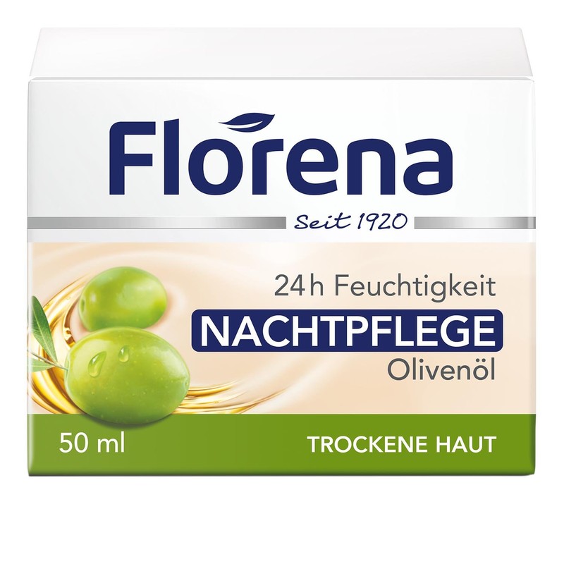 Florena Night Cream Organic Olive Oil 50 ml