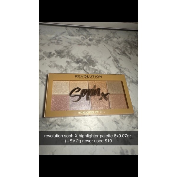 REVOLUTION SOPH X HIGHLIGHTER PALETTE - NEW