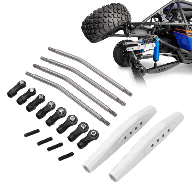 RC Metal Rear Trailing Arms with Suspension Linkage Link Rod
