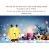 Alarm Clock Cute Cartoon Safe Use Silent Tick Light Weight
