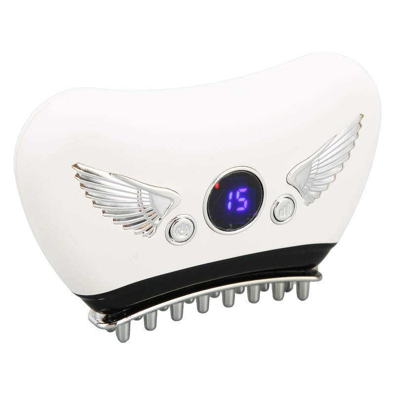 Electric Meridian Massage Brush 16 Gears Hot Compress Microcurrent Body