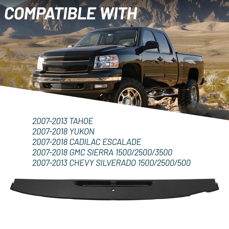 7BLACKSMITHS Dashboard Panel Compatible with 2007-2013 Chevy Silverado Tahoe Yukon