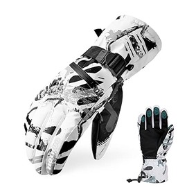 Guantes de esquí, impermeables, guantes de nieve de 34 °C, guantes de invierno para clima frío, guantes de snowboard, cálidos para hombres y mujeres