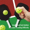GRSECPO Mini Pickleball Practice Balls Warm Up Fast,Perfect Solo or