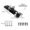 TERF® Heavy Duty Brenton Bolt Black 200mm (8 inch) Strong