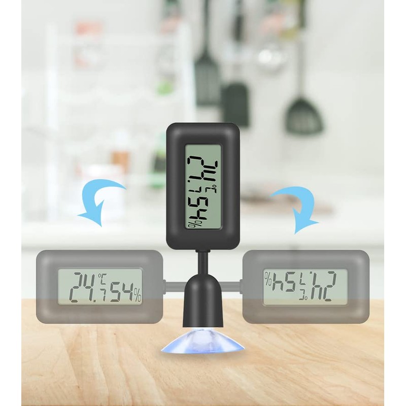 Hsthe Sea Digital Hygrometer Thermometer LCD Thermometer Humidity Meter with