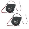JZK 2pcs 5015 5cm small blower fan 5V DC, 50x50x15
