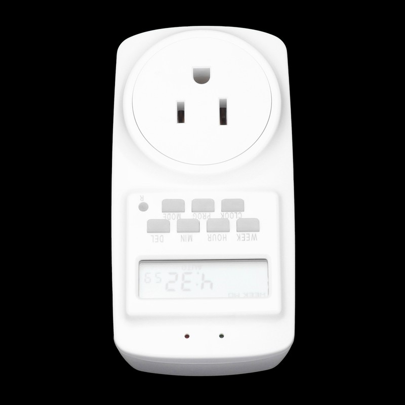 15A Programmable Outlet Timer Socket Automatic Power Off for Home