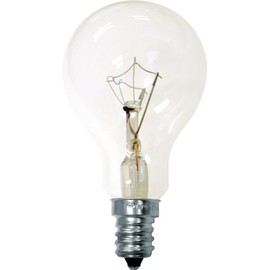 GE Lighting Decorative A15 Incandescent Ceiling Fan Light Bulb, 40-Watts, Crystal Clear, 2-Pack
