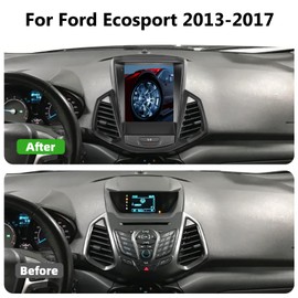 2G+64G Car Radio for Ford Ecosport 2013-2017 with Wireless Carplay Android Auto,9.7" HD Touch Screen Android 15 Ford Ecosport Car Stereo with GPS Navigation WiFi,Bluetooth,FM/RDS+AHD Backup Camera
