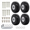 Cosmpeak Pack of 4 Suitcase Luggage Wheels Replacement Wheels Rubber