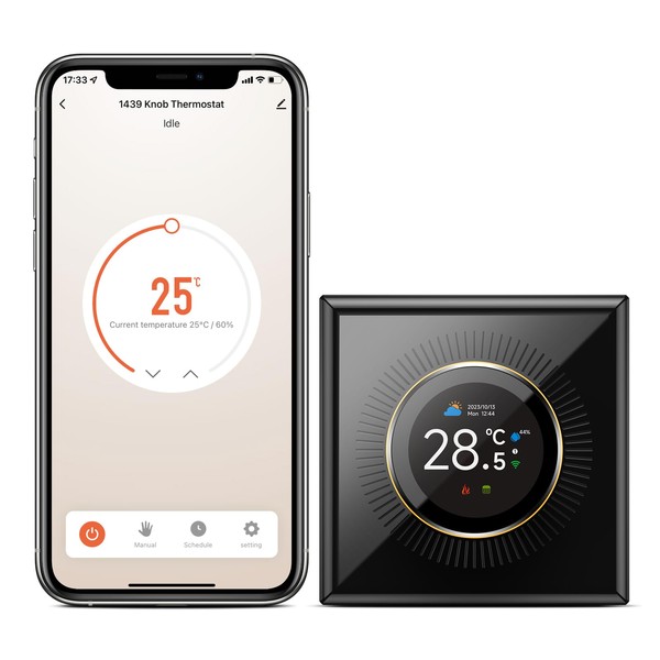 Chatthen Tuya WiFi Heating Thermostat Smart Digital TFT Room Thermostat