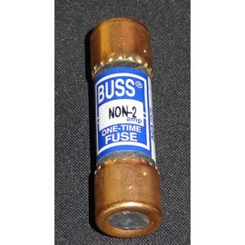 Bussmann NON-2, 2 Amp 250V Cartridge Fuse
