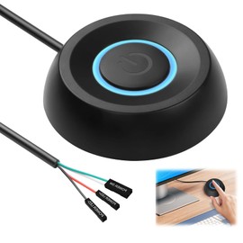 Power Switch for Desktop Computers, PC Power Button for External Remote Start, Power Switch, External Remote Start, PC Accessories with 1.8 m PVC Cable
