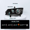 TUSDAR Headlight Assembly Set for 2008-2016 Chrysler Town & Country