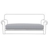 Easy-Going Stretch Cushion Cover Sofa Cushion Furniture Protector Sofa Seat