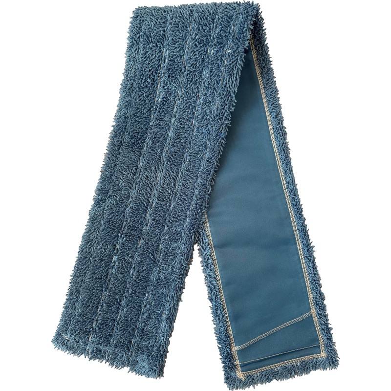 18" Premium Blue Microfiber Dust Mops - 6 Pack