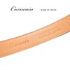 COXSWAIN CW20203-29 Men's Belt, Genuine Leather, Navy, Croc Embossing, 1.2