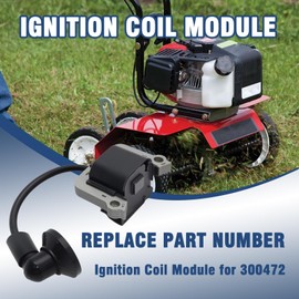 WFSULEE Ignition Coil Module Compatible With Earthquake Tiller Mc43 43cc Engine Replace for 300472
