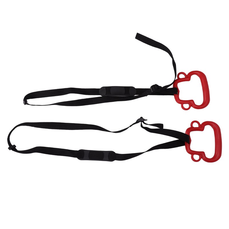 2Pcs Kids Gymnastic Rings Monkey Shape Load Bearing 150KG Ergonomic