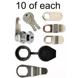 Admiral Locks 10x 1 Inch RV Camper Motorhome Storage Door lock set KEYED ALIKE