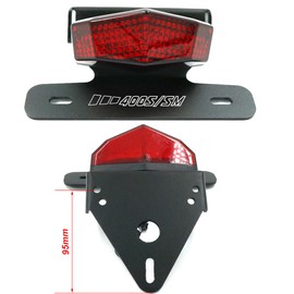 crazy sport License Brake Tail Lights Holder Fits For SUZUKI DRZ400 S/SM/E DRZSM DRZ400S DRZ DRZ400 2005-2025 For XR250R XR400R 96-04 Tail Tidy Fender LED Brake Lights (Red)