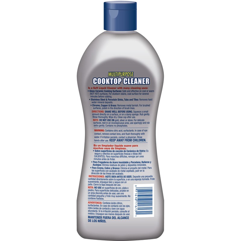 Bar Keepers Friend Cooktop Cleaner (2 x13 oz) Multipurpose Liquid