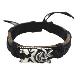 Tiki Figure Bracelet - Maori Hawaii Tahiti Jewellery, Stone