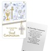 Laminated Prayer Card First Holy Communion 8.5x5.5cm – Boy C71733